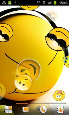 Smiley Live Wallpaper android App screenshot 0