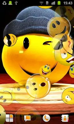 Smiley Live Wallpaper android App screenshot 1