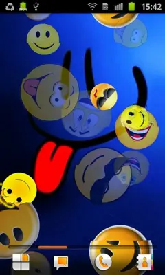 Smiley Live Wallpaper android App screenshot 2