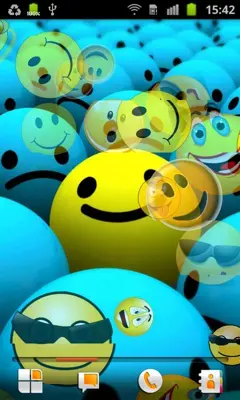 Smiley Live Wallpaper android App screenshot 3